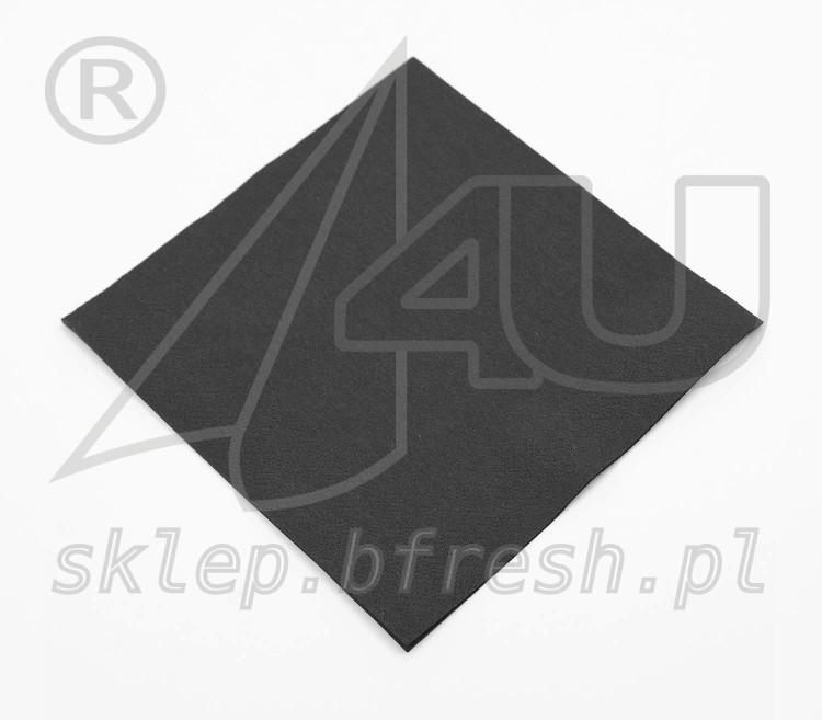 Tissue napkins 24 x 24 cm Black 2-ply 1/4 folded