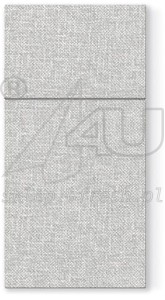 Airlaid cutlery pockets 40 x 40 cm Linen Structure Grey