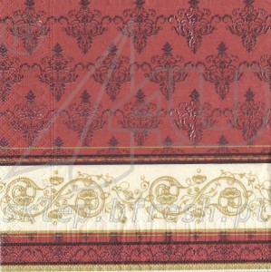 Lunch napkins 33 x 33 cm 3-ply 1/4 fold Classic KL-023