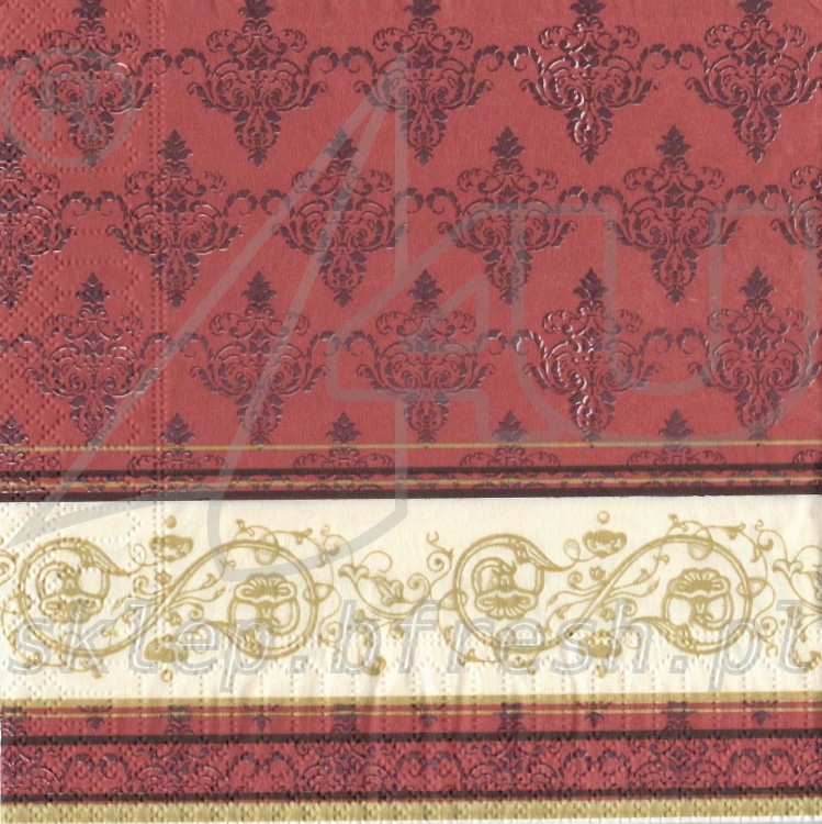 Lunch napkins 33 x 33 cm 3-ply 1/4 fold Classic KL-023