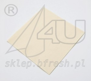 Tissue napkins 24 x 24 cm Cream 2-ply 1/4 folded