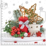 Christmas napkins 33 x 33 cm 3-ply 1/4 fold 20 pcs BN-111