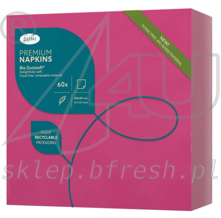 Bio-Dunisoft napkins 40 x 40 cm Fuchsia