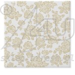 Airlaid napkins 40 x 40 cm Subtle Roses Gold 50 pcs
