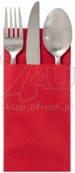 Airlaid cutlery pockets 40 x 40 cm Red 1/8 folded 25 pcs