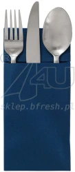 Airlaid cutlery pockets 39 x 40 cm Dark Blue 1/8 folded 50 pcs