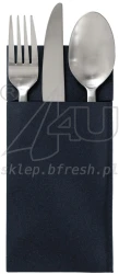 Airlaid cutlery pockets 39 x 40 cm Black 1/8 folded 50 pcs