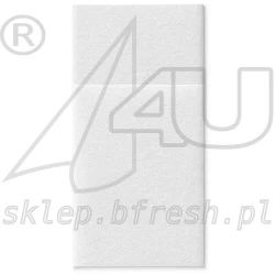 Airlaid cutlery pockets 40 x 40 White 1/8 folded 25 pcs