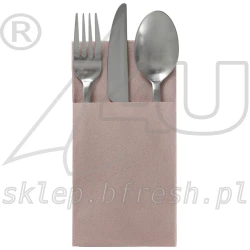 Airlaid cutlery pockets 40 x 40 cm Golden Rose 1/8 folded 25 pcs