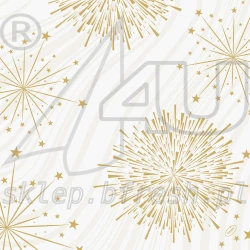 Bio-Dunisoft napkins 40 x 40 cm Sparkly White 60 pcs