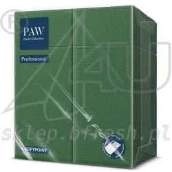 Softpoint cutlery pockets 32 x 38 cm Dark Green 1/8 folded 50 pcs