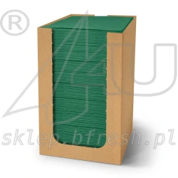 Airlaid coctail napkins 20 x 20 cm Dark Green 100 pcs 