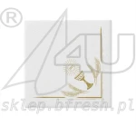 Airlaid napkins 40 x 40 cm My First Communion Gold 50 pcs