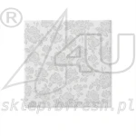 Airlaid napkins 40 x 40 cm Subtle Roses Silver 50 pcs