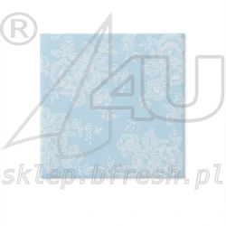 Airlaid napkins 40 x 40 cm Soft Lace Light Blue 50 pcs