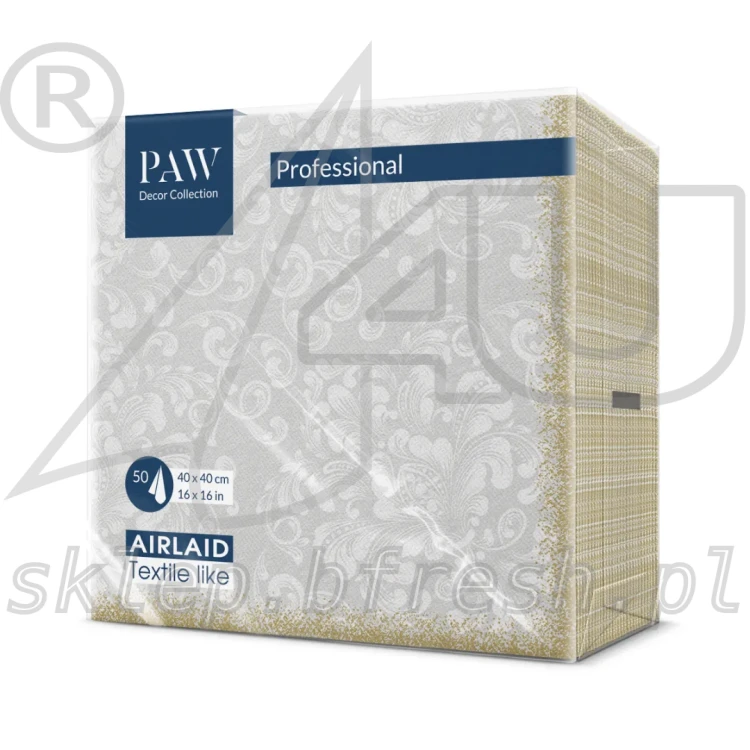 serwetki-flizelinowe-szare-bialo-zolty-ornament-paw.webp