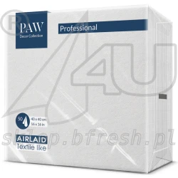 Paw Airlaid napkins 40 x 40 cm White 50 pcs
