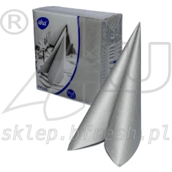 AHA Airlaid napkins 40 x 40 cm Silver 50 pcs