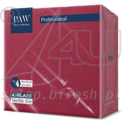 Paw Airlaid napkins 40 x 40 cm Bordeaux 50 pcs