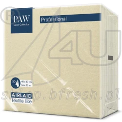 Paw Airlaid napkins 40 x 40 cm Cream 50 pcs