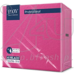 Paw Airlaid napkins 40 x 40 cm Fuchsia 50 pcs