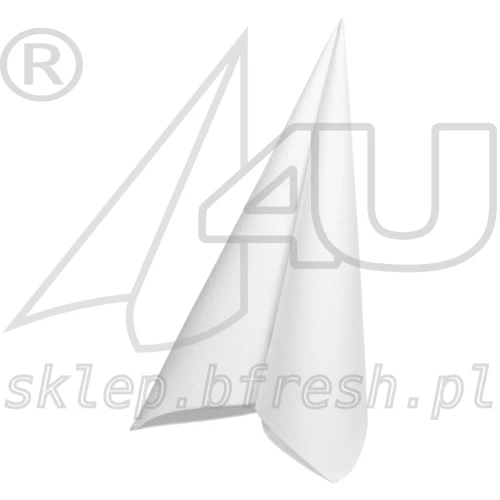 Serwetki flizelinowe Airlaid Duni 40 × 40 cm białe