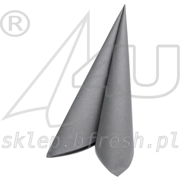 Serwetki flizelinowe Airlaid Duni 40 × 40 cm szare