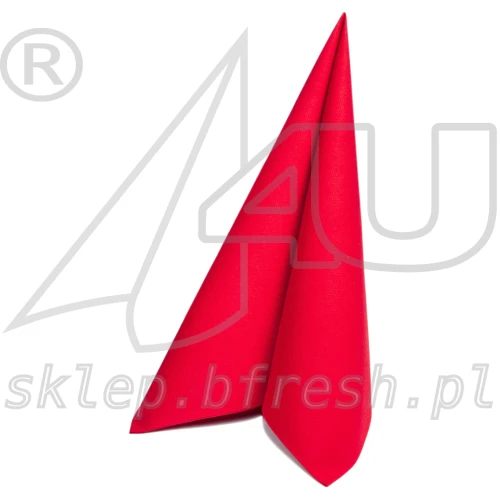 Serwetki flizelinowe Airlaid Duni 40 × 40 cm czerwone