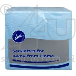 Tissue napkins 40 x 40 Blue 3-ply 1/4 folded 100 pcs