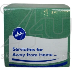 Tissue napkins 40 x 40 Dark Green 3-ply 1/4 folded 100 pcs