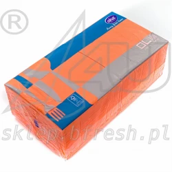 Tissue napkins 33 x 33 Orange 2-ply 1/4 folded 250 pcs