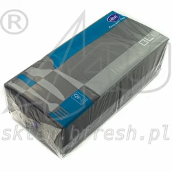 Tissue napkins 33 x 33 Black 2-ply 1/4 folded 250 pcs