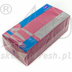 Tissue napkins 33 x 33 Bordeaux 2-ply 1/4 folded 250 pcs