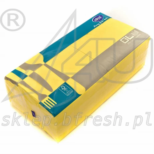 Serwetki papierowe Hanke Tissue AHA 33 x 33 cm 2w żółte 250 szt