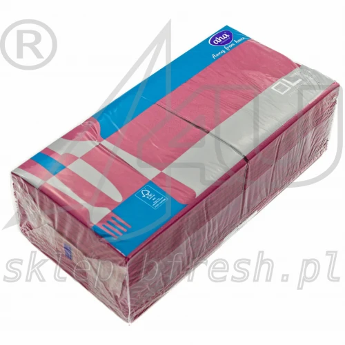 Serwetki papierowe Hanke Tissue AHA 33 x 33 cm 3w bordowe 200 szt