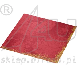 Tissue napkins Duni Classic 40 x 40 cm Royal Bordeaux 4-ply 1/4 folded 50 pcs