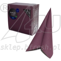 Dunilin napkins 40 x 40 cm Plum 45 pcs
