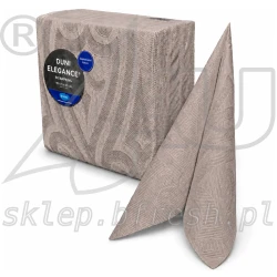 Duni Elegance Lily napkins 40 x 40 cm Greige 40 pcs