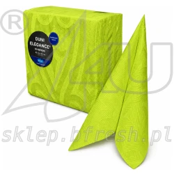 Duni Elegance Lily napkins 40 x 40 cm Kiwi 40 pcs