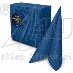 Duni Elegance Lily napkins 40 x 40 cm Dark Blue 40 pcs