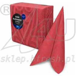 Duni Elegance Lily napkins 40 x 40 cm Bordeaux 40 pcs