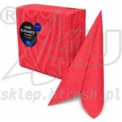 Duni Elegance Lily napkins 40 x 40 cm Red 40 pcs