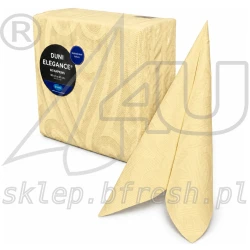 Duni Elegance Lily napkins 40 x 40 cm Cream 40 pcs