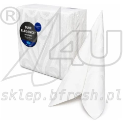 Duni Elegance Lily napkins 40 x 40 cm White 40 pcs