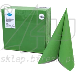 Bio-Dunisoft napkins 40 x 40 cm Leaf Green 60 pcs