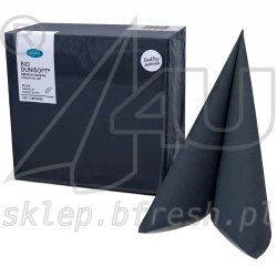Bio-Dunisoft napkins 40 x 40 cm Black 60 pcs