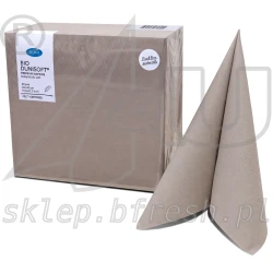 Bio-Dunisoft napkins 40 x 40 cm Greige 60 pcs