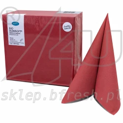 Bio-Dunisoft napkins 40 x 40 cm Bordeaux 60 pcs