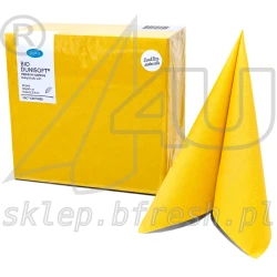 Bio-Dunisoft napkins 40 x 40 cm Yellow 60 pcs