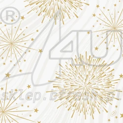 Bio-Dunisoft napkins 40 x 40 cm Sparkly White 60 pcs